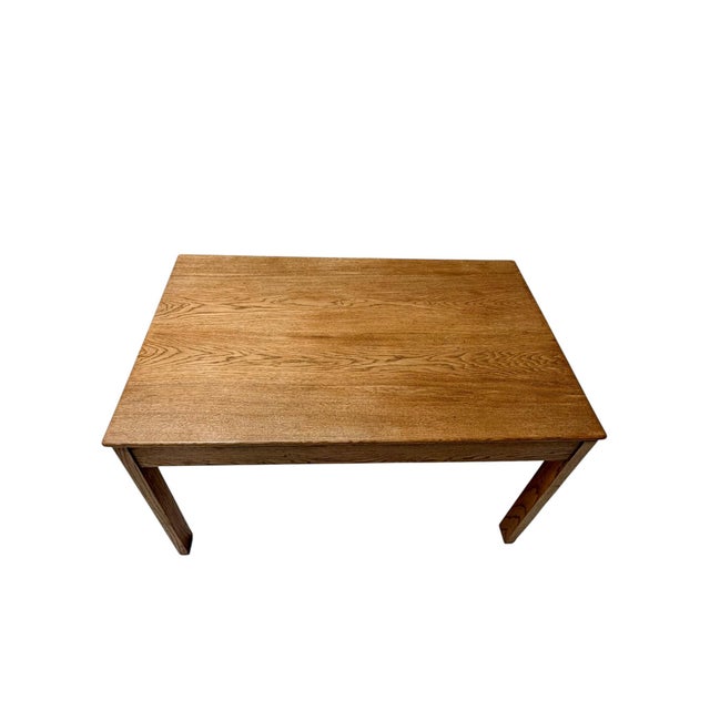 Art Deco Dutch Oak Dining Table by J.A. Muntendam, 1920s For Sale - Image 3 of 12