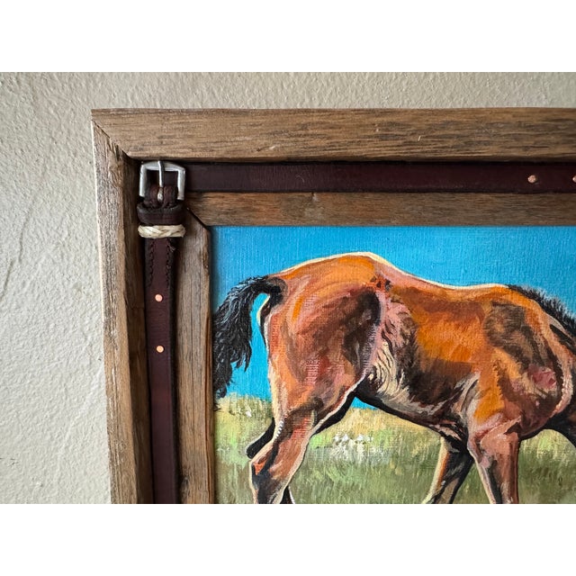 Realism "Que Curiosa" ~ Willie Britt, Original Acrylic Painting. For Sale - Image 3 of 8