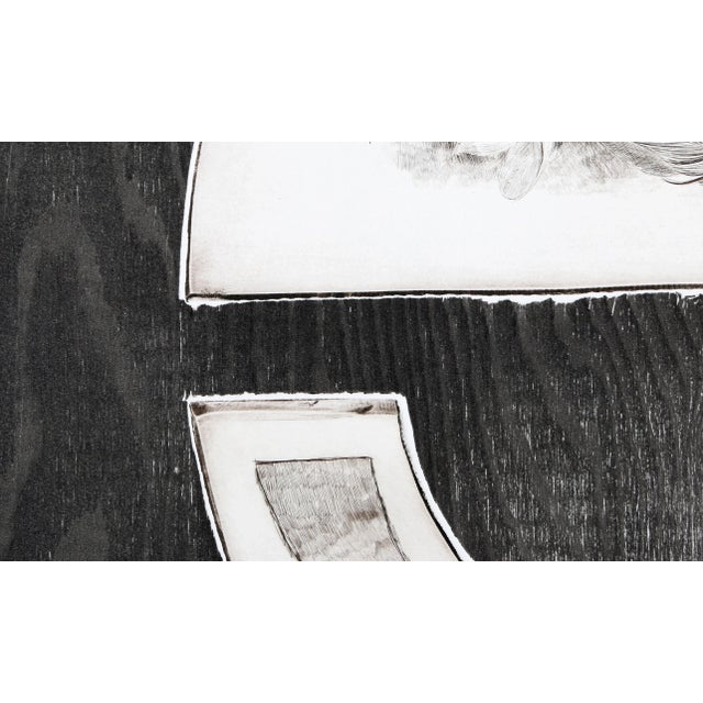 Memorium Feldman, Walter Year: 1968 Woodcut with Embossing on BFK Rives, signed in pencil Edition: AP Size: 30 in. x 22...