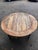 English Vintage Solid Elm and Cast Iron Round Reclaimed Table From Retired Restoration Hardware Collection For Sale - Image 3 of 3