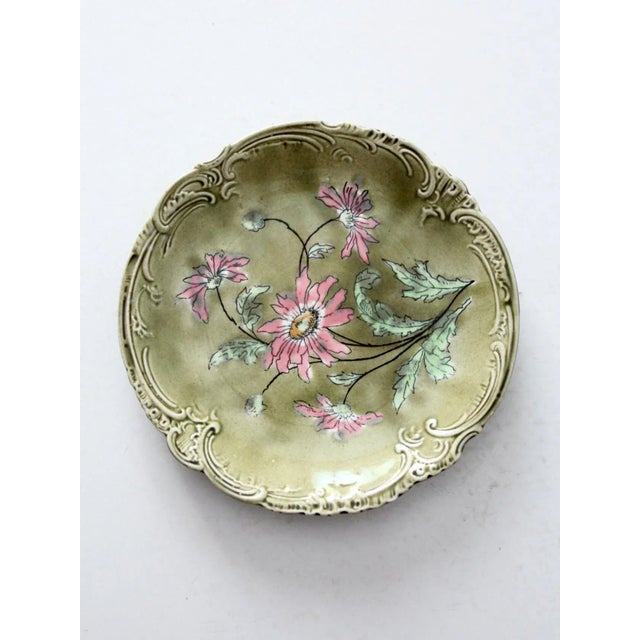 Antique Ludwig Wessel Imperial-Bonn Majolica Plate For Sale - Image 4 of 9