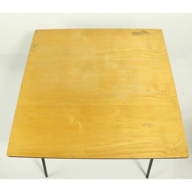 Mid Century Dinette Card Table & 4 Chairs by Cavalier For Sale - Image 11 of 12