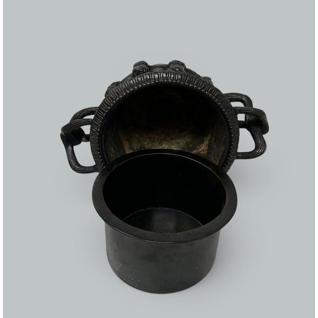 Grand Tour Antique Pair French Ormolu Bronze Warwick Albani Grand Tour Vases Urns Clodion For Sale - Image 3 of 10