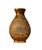 Vintage Egyptian Amphora Etched Hieroglyphics Hi-Sheen Golden Glazed Porcelain Vase Reproduction For Sale - Image 4 of 6