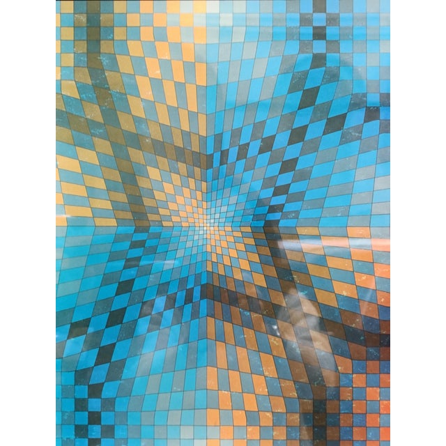 Victor Vasarely, PAUK-ARNJ, 1970, Silkscreen For Sale - Image 4 of 6