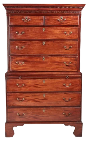 George III Mahogany Chest on Chest