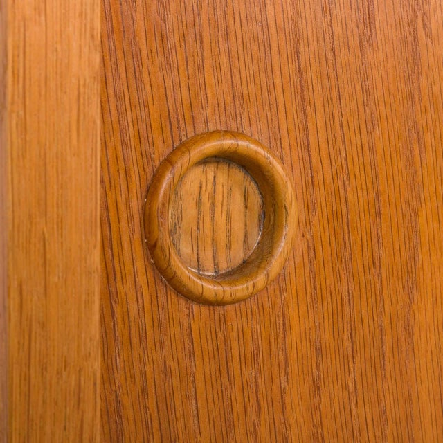 Vintage Oak Bookcase by Johannes Sorth for Nexo, 1960s For Sale - Image 9 of 16