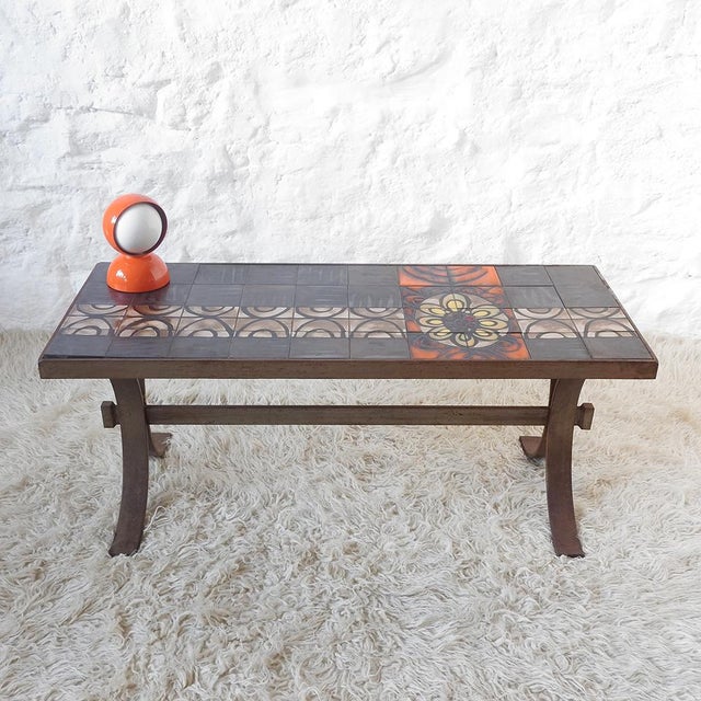 French Brutalist Coffee Table, 1970s For Sale - Image 4 of 14