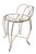 Hollywood Regency Vanity Stool For Sale - Image 4 of 9