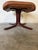 Tan Leather Ottoman Mid-Century Modern 1970s For Sale - Image 10 of 10