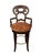 English Pair of Century Furniture Carved Wood Swivel Bar Stools With Paisley Upholstery For Sale - Image 3 of 8