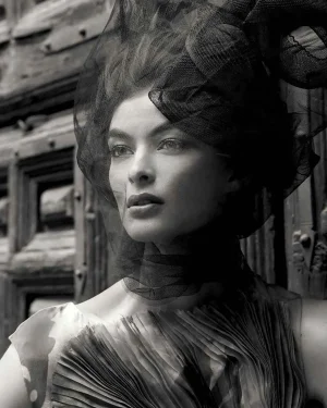 "Vogue 7" Black & White Portrait Photograph