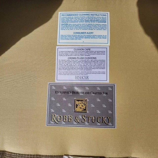 Robb & Stucky Lounge Armchairs Pair For Sale - Image 9 of 10