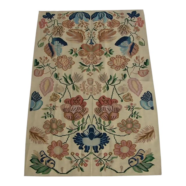 Antique Bessarabian Floral Rug For Sale