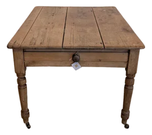 Late 19th Century English Pine Kitchen Table