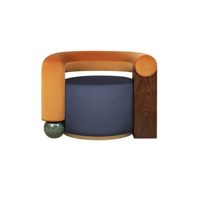 Galatea Armchair by Malabar For Sale - Image 6 of 6