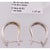 14 Karat White Gold Diamond Half Hoop Latch Back Earrings For Sale In New York - Image 6 of 8