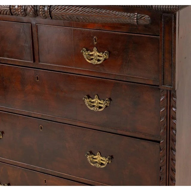 American American Empire Mahogany Chest of Drawers For Sale - Image 3 of 7