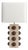 Bulle Travertine Table Lamp by Studio Karen B For Sale