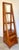 Beautiful Very Nice Heavy Solid-wood 71” Tall Teakwood Ladder Style book case w/ 2 drawers. Its frame features a...