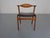 Teak armchair by Erik Kirkegaard for Høng Stolefabrik from the 1960s. Seat with the original, patinated brown leather...