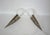 Vintage Torches Wall Lights in Steel and Glass, 1980s, Set of 2 For Sale - Image 4 of 6