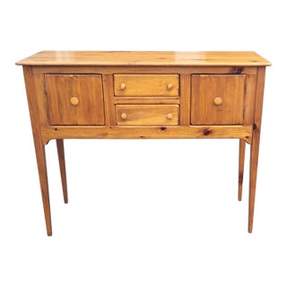 Vintage Habersham Pine Tall Huntboard For Sale