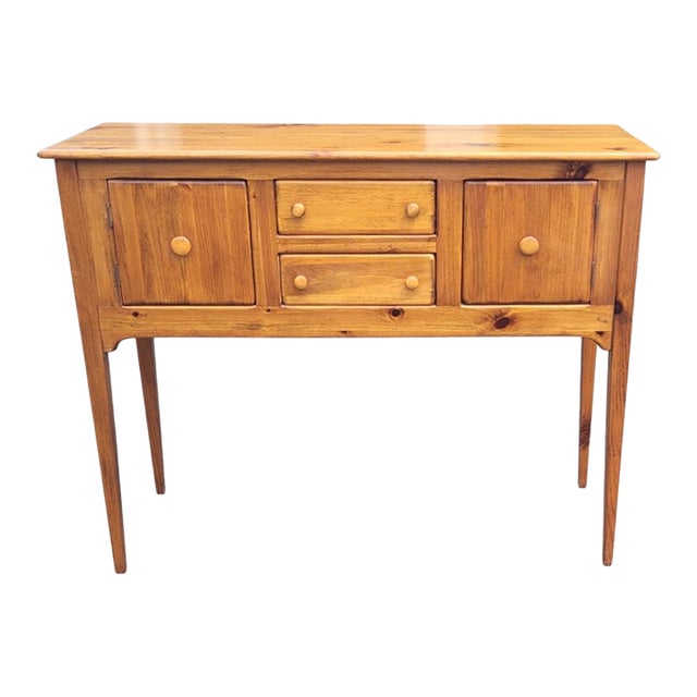 Vintage Habersham Pine Tall Huntboard For Sale