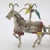 Large Vintage Italian Handmade Silver Carretto Siciliano Carriage with Enameled Parts, Sicily, 1980s For Sale - Image 4 of 13
