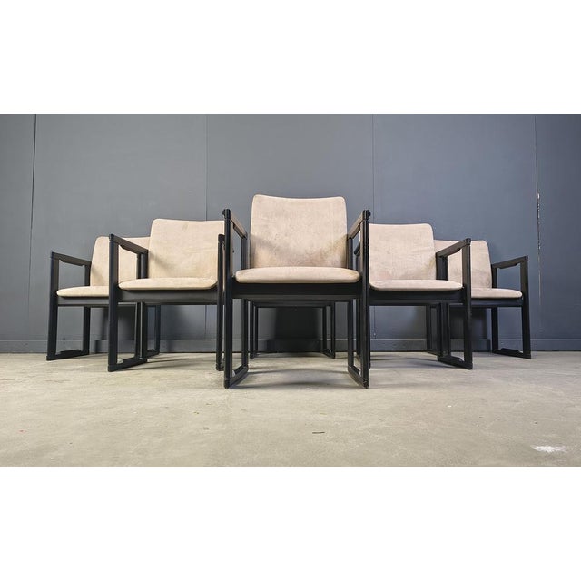 Vintage Dining Chairs attributed to Tobia Scarpa, 1970s, Set of 6 For Sale - Image 12 of 14