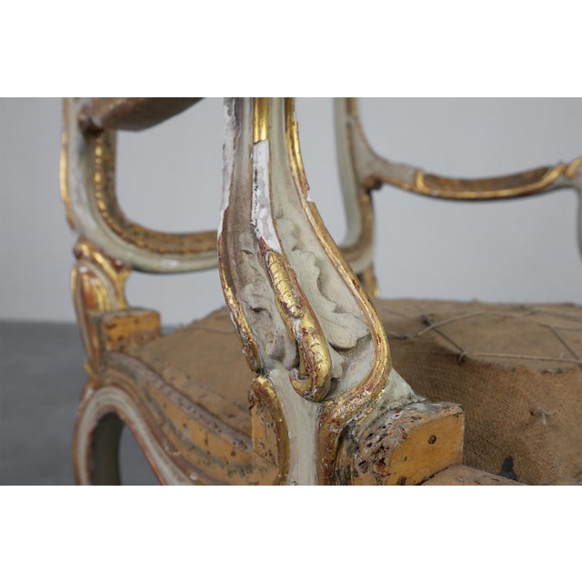 French Louis XV Armchairs in Carved Wood, Set of 2 For Sale - Image 16 of 18
