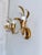 Italian Gilt and White Tole Two-Light Wall Sconces Masca, 1970s, Set of 2 For Sale - Image 15 of 17