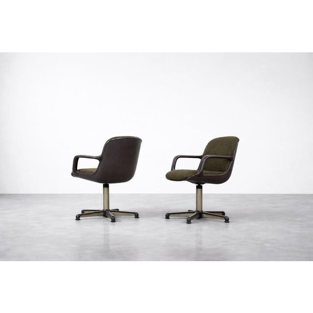 Mid-Century Modern German Office Chairs by Pollock for Comforto, 1970s, Set of 2 For Sale - Image 13 of 18