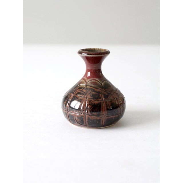 Vintage Studio Pottery Vase For Sale - Image 6 of 9