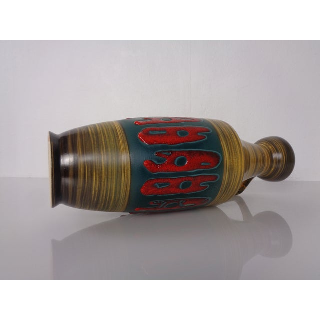 Brown West German Pottery Vases from Dümler & Breiden, 1960s, Set of 2 For Sale - Image 8 of 18