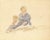 An original mid-19th-century watercolour painting, william evans of bristol aows, jane & elias roberts.this touching...