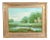 Large "Green Meadow" Giltwood Framed Oil / Canvas Painting For Sale