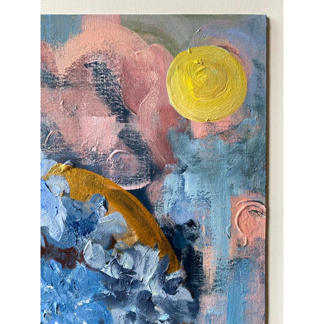 Original-Moonlit Dahlias in Blue-Jardin d'Hiver Series-Shizico Yi-British Awarded Artist For Sale - Image 4 of 17