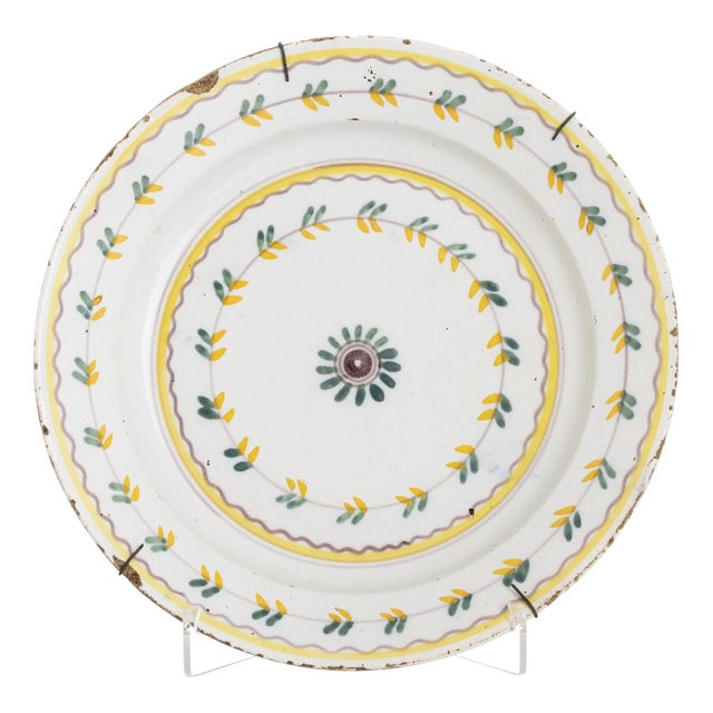 Earthenware Plate from Estremoz, 1800s For Sale