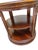 Brown 1990s Ethan Allen Newport Banded Round Drum Lamp End Table Pedestal Side For Sale - Image 8 of 15