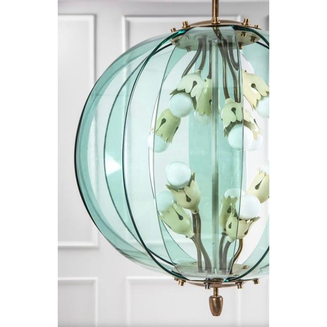 Suspension Lamp attributed to Pietro Chiesa for Fontana Arte, 1950 For Sale - Image 3 of 4