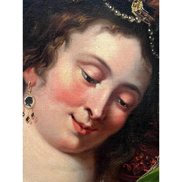 Abraham Janssens, Portrait of Woman, Oil on Canvas, Early 17th Century, Framed For Sale - Image 3 of 12