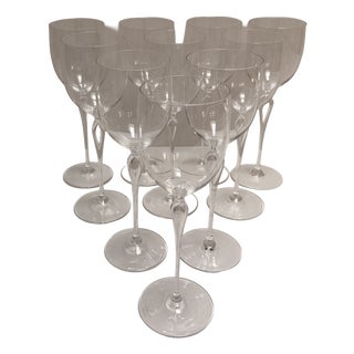 Maitre White Wine Glass Set from Rosenthal, 1990s, Set of 10 For Sale