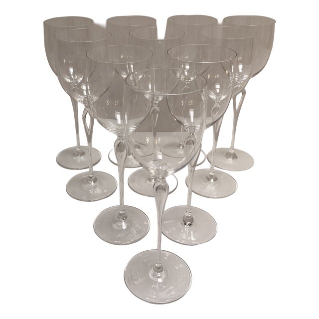 Maitre White Wine Glass Set from Rosenthal, 1990s, Set of 10 For Sale