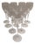 Maitre White Wine Glass Set from Rosenthal, 1990s, Set of 10 For Sale