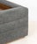 Wood Vanguard Boyden Gray Linen Upholstered Ottoman For Sale - Image 7 of 7