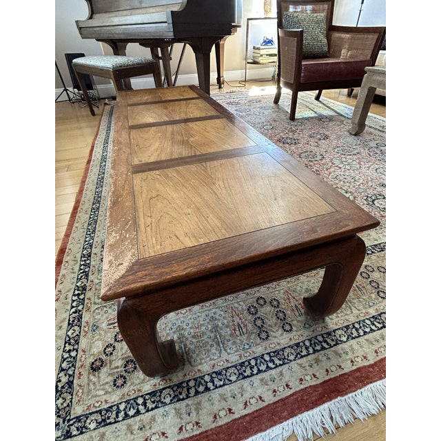 Wood Michael Taylor for Baker Furniture Far East Collection Chinoiserie Walnut Coffee Table, 1960s For Sale - Image 7 of 9