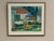 Original swedish oil on canvas – “summer cottage with figures” by carl magnus lindqvist – vintage & framed – 57 × 66 cm...