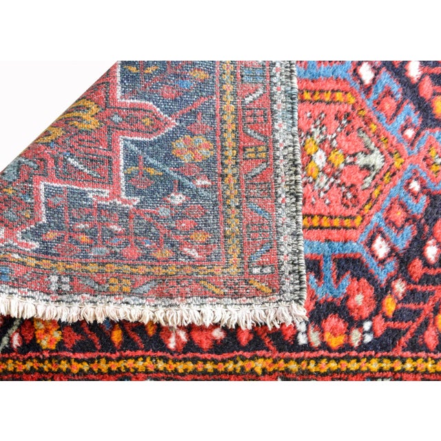 Petite Vintage Karadja Rug For Sale - Image 9 of 11