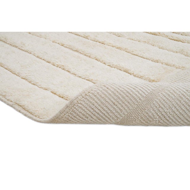 Contemporary Hand-Knotted Wool Rug by Azele Studio For Sale - Image 3 of 12